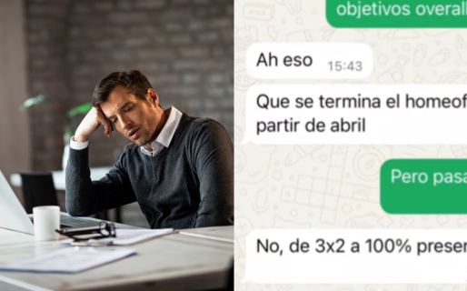 Su jefe le sacó el home office y él tomó una drástica decisión