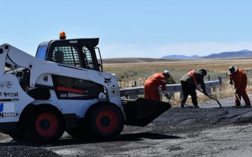 Vialidad Nacional realiza tareas de conservación en las rutas 25, 3 y 40