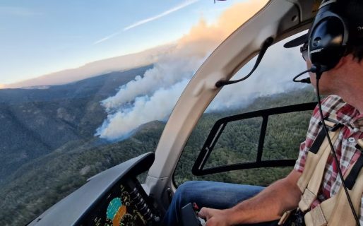 «Es muy triste ver cómo el fuego consume todo»: el testimonio del piloto que lucha contra los incendios en El Bolsón