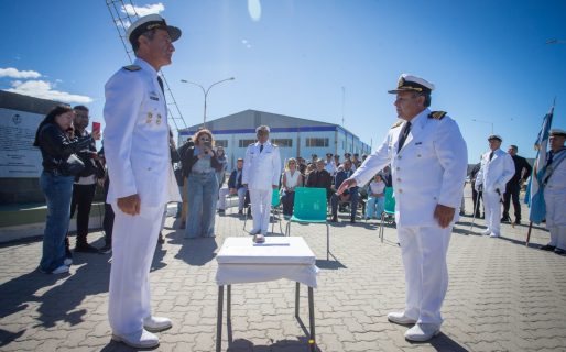 Se realizó el acto de asuncion del nuevo jefe del Destacamento Naval