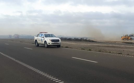 Habilitaron la circulación en la RN3 entre Trelew y Puerto Madryn