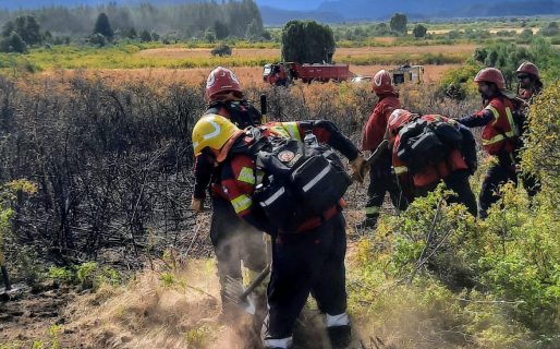 <strong>Luego de un rápido accionar, se logró circunscribir incendio en la zona de Los Cipreses</strong>
