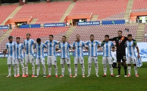 Selección Argentina Sub-20 vs Chile por el Sudamericano 2025: horario, formaciones y TV