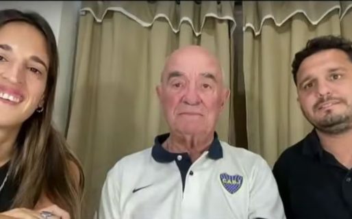 Tiene 85 años, fue a la Bombonera por primera vez a ver a Boca y conmovió a todos con su reacción