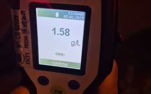 Un conductor alcoholizado y sin seguro protagonizó un accidente