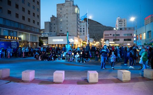 Comodoro disfrutó del Patio del Festín en el Paseo Comercial a Cielo Abierto