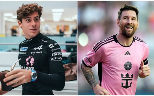 El inesperado gesto de Franco Colapinto con Lionel Messi durante las pruebas con la escudería Alpine