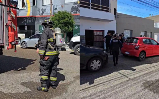 Principio de incendio y susto en una vivienda de zona sur