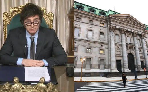 Milei firmó un decreto que transforma al Banco de la Nación en Sociedad Anónima