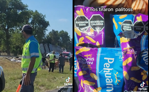 Observaron un dramático accidente y terminaron ligando palitos gratis