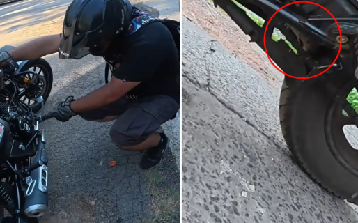 Un joven paseaba en moto, frenó a un costado por pedido de otro conductor y descubrió lo peor