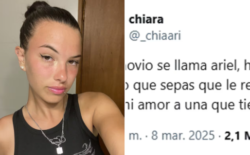 Una joven fue a ver a Racing contra Huracán y descubrió una infidelidad en la tribuna: “Le reacciona a todas”