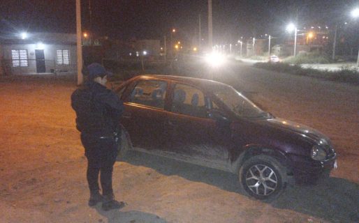 Encontraron en Fracción XV un auto que había sido robado minutos antes