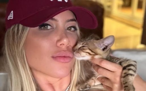 Wanda Nara fue a la cancha de River y un detalle en las fotos que sacó llamó la atención de sus seguidores