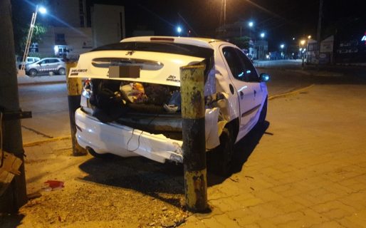 Choque sin lesionados en Av. Hipólito Yrigoyen