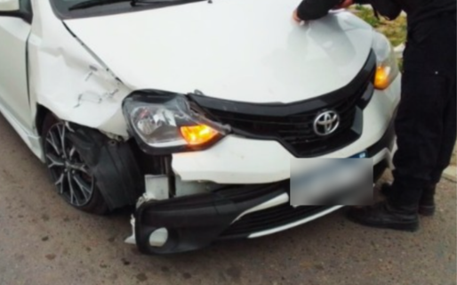 Dos autos protagonizaron un choque en Palazzo