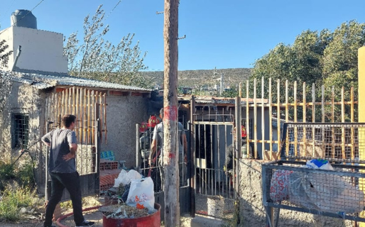 Una familia sufrió el incendio de su vivienda