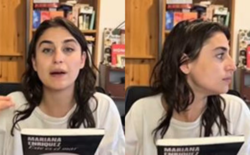 Una influencer de libros grababa para TikTok y sucedió lo peor en la puerta de su casa: el video