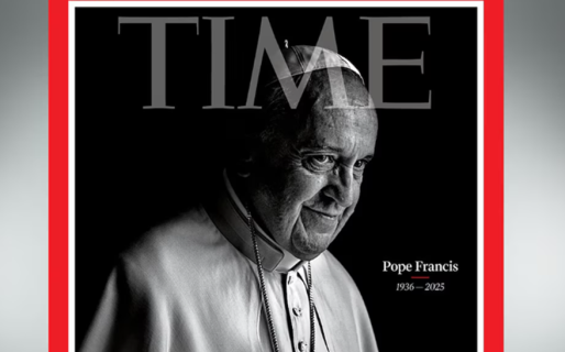 La portada de la revista TIME por la muerte del papa Francisco