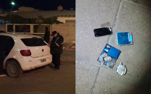 Joven detenido con marihuana y cocaína en pleno patrullaje preventivo