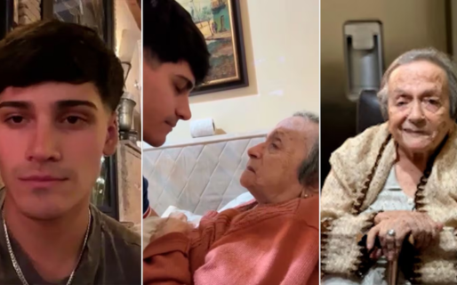 “No sé si la vuelvo a ver”: la historia del joven que dejó el país y grabó una emotiva despedida con su abuela