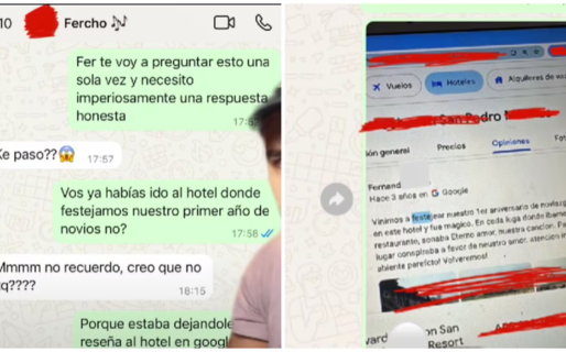 Festejaron su primer aniversario, todo parecía ir bien hasta que una insólita reseña lo cambió todo