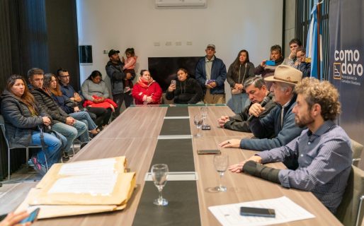 Anuncian dos nuevas obras de gas que beneficiarán a más de 60 familias de Laprida y Caleta Córdova