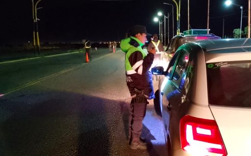 Detectaron a 19 conductores en estado de ebriedad este fin de semana