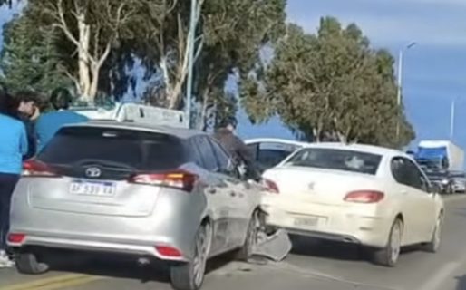 Caos en Ruta 3: dos choques en cadena complican el tránsito frente al Chalet Huergo