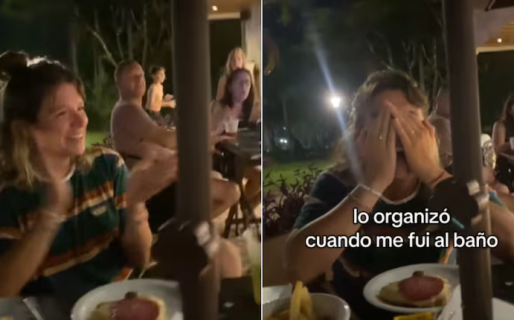 A una joven le gustó un chico en un bar y su amiga pensó un insólito plan para que la mire: “Funcionó”