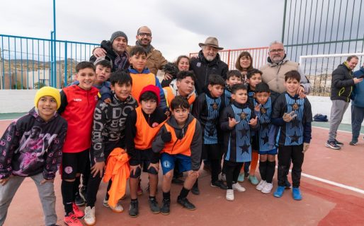 Othar: “Este playón es el puntapié inicial para avanzar hacia la urbanización del barrio ARA San Juan”