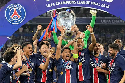 PSG ganó su primera Champions League: le ganó 5-0 a Inter con una clase de fútbol