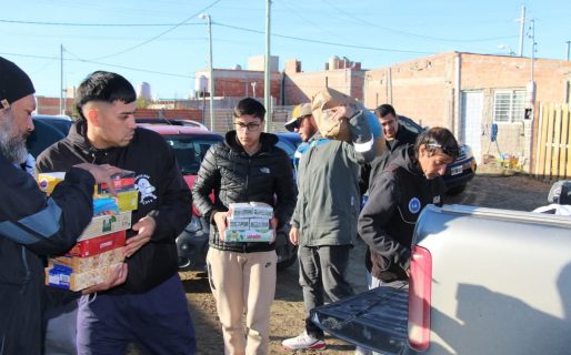 La Banda AESA continúa recibiendo donaciones y sigue ayudando a merenderos