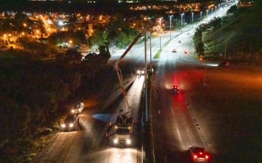 La SCPL terminó la segunda etapa de recambio lumínico en Ruta 3