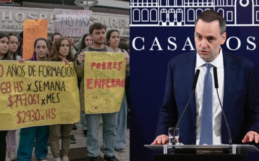 El Gobierno criticó la protesta de los médicos del Garrahan y negó que haya un desfinanciamiento al hospital