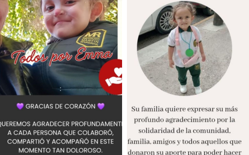La familia de Emma logró reunir el dinero para traerla y despedirla: «Muchas gracias de corazón»