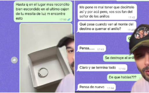 Descubrió un anillo, pensó que su pareja le iba a proponer matrimonio, pero todo terminó de la peor manera