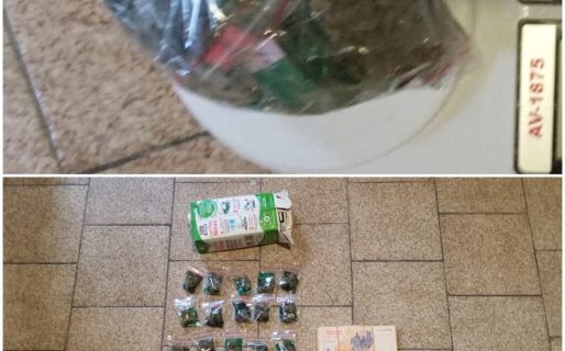 Atraparon a un adolescente de 15 años con 25 envoltorios de marihuana y $200 mil pesos