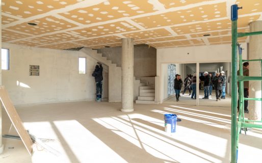 Avanza la obra del Centro de Encuentro Zona Sur