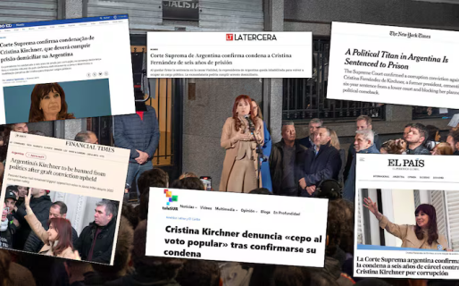 “Histórica decisión”: las repercusiones de la condena a Cristina Kirchner en los medios del mundo