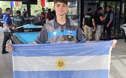El comodorense Santiago López se consagró campeón panamericano de Bola 10