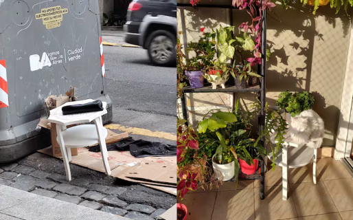 Una joven levantó algo de la basura y lo transformó en un tesoro