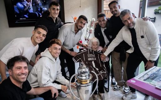 El gesto de Platense con la abuela de 98 años que se enteró del título por el diario que le llevó su nieto