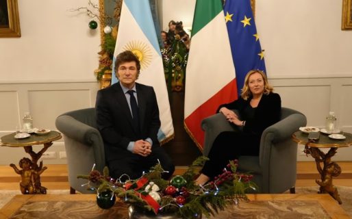 Milei se reunió con Giorgia Meloni en Roma: firmaron un acuerdo entre YPF y la petrolera italiana