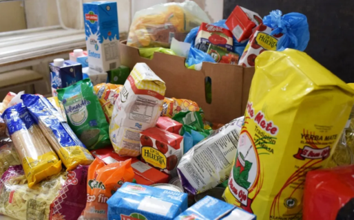 El batallón 29 continúa recibiendo donaciones para el merendero «Caritas Felices del Faro»