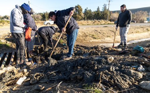 Continúan las tareas de limpieza de pluviales y sumideros en toda la ciudad