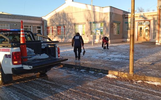 Defensa Civil efectúa tareas de prevención ante las heladas