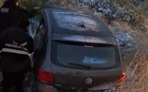 Otro despiste por escarcha en la calzada