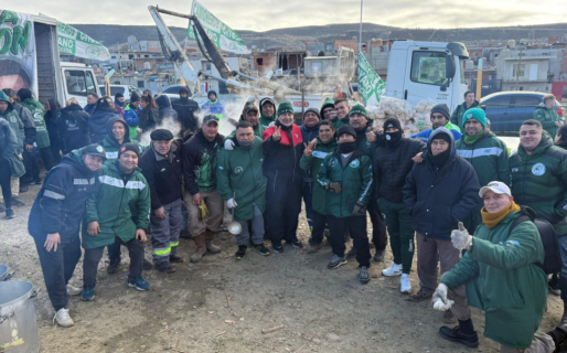 Solidaridad en medio del frío: Camioneros repartieron más de 3.000 porciones de lentejas en Comodoro