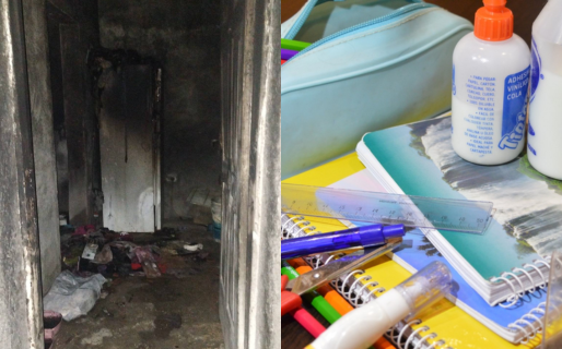 Tras perder su casa en un incendio, una nena necesita ayuda para volver a la escuela